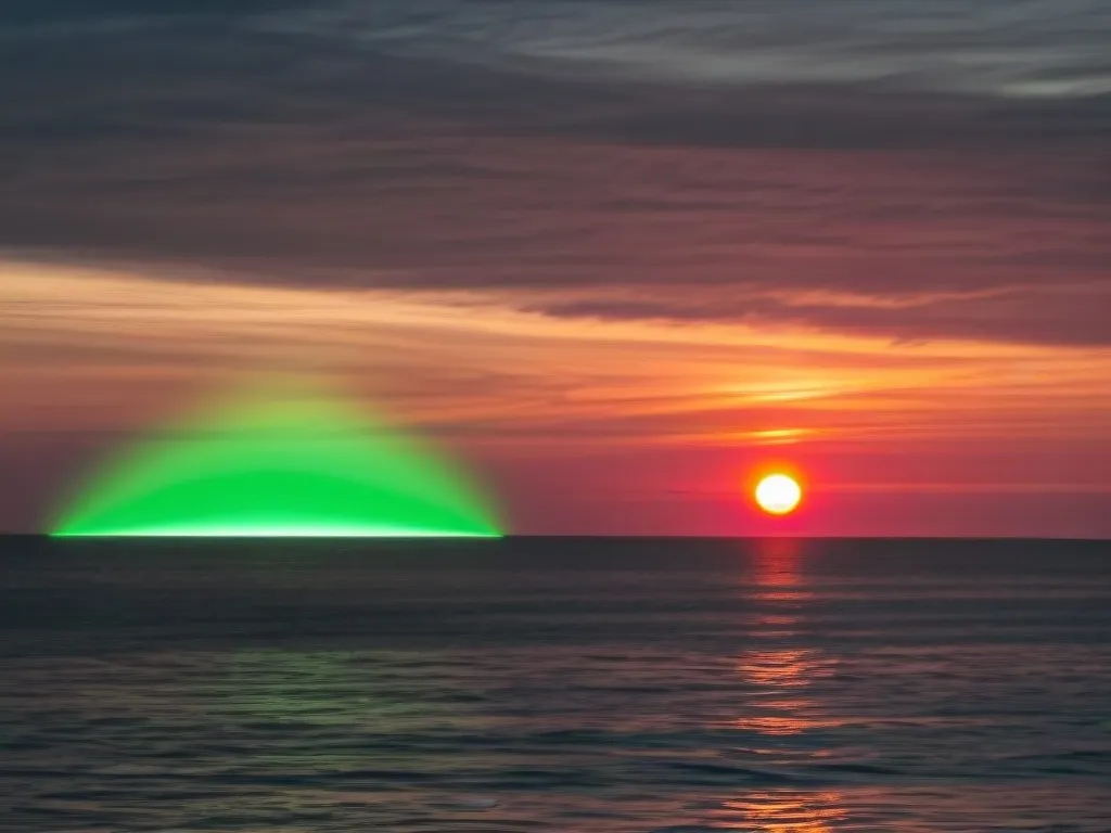 The Green Flash at Sunset: Is This Optical Phenomenon a Portal to Another Dimension?